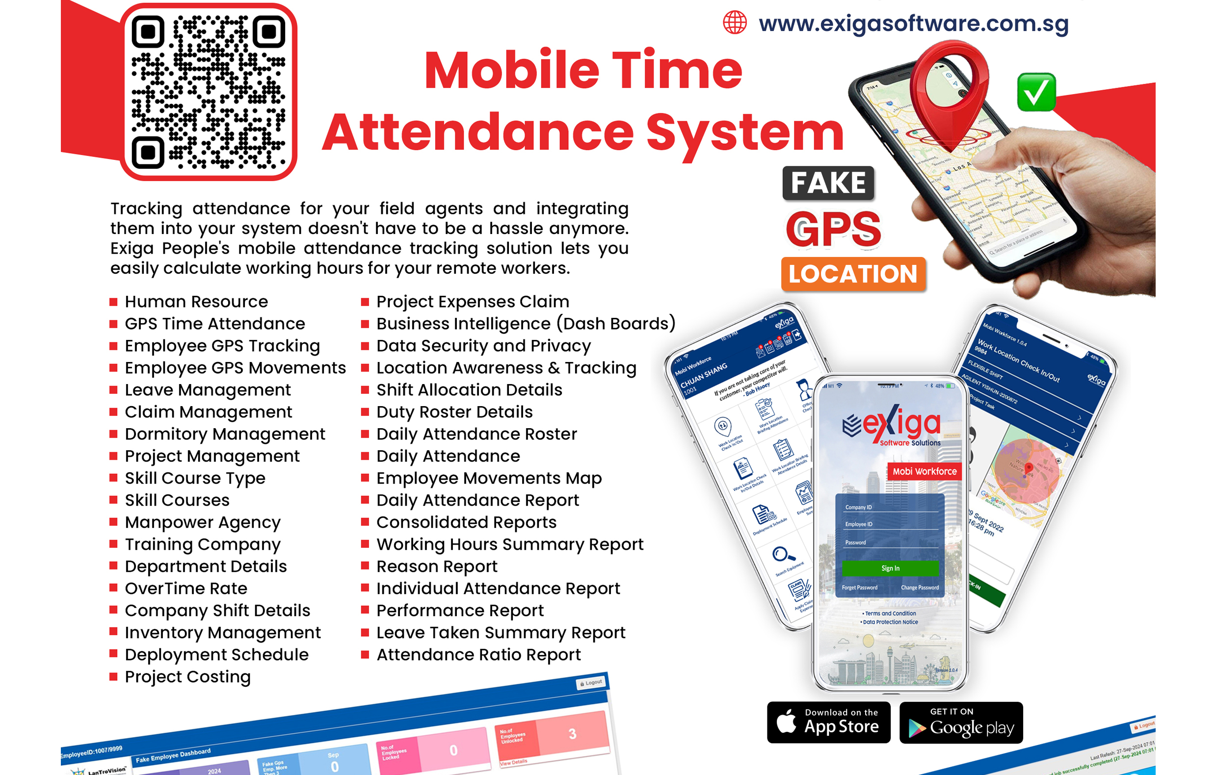 Employee GPS Mobile Time Attendance